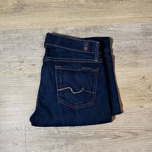 7 For All Mankind STRAIGHT LEG Jeans Size 26 Inseam 33.5